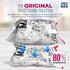 Small 6 Pack | SPACE MAX Premium Space Saver Vacuum Storage Bags - Save 80% More Storage Space - Reusable, Double Zip Seal & Leak Valve, Includes ...