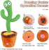 Kids Dancing Talking Cactus Toys for Baby Boys and Girls, Singing Mimicking Recording Repeating What You Say Sunny Cactus Electronic Light Up Plus...