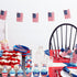 24 PCS 4th of July Cupcake Toppers Wrappers USA Patriotic Cupcake Liners for Cake Decoration Supplies, Independence Memorial Day Party Cake Decora...