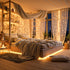 120 LED Christmas Lights Outdoor, 40ft Christmas String Lights 8 Modes Clear Wire, Plug in Waterproof Twinkle Fairy Lights for Indoor Bedroom Wedd...