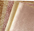 David accessories Chunky Glitter Faux Leather Sheets Metallic Grain Texture Pattern Fabric Crafts 5Pcs 7.7" x 12.9" (20 cm x 33 cm) for DIY Bows C...