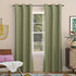 Sun Zero Easton Energy Saving Blackout Grommet Curtain Panel, 40" x 84", Sage Green...