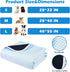 Dog Cooling Mat - Self Cooling Pad Breathable for Dogs Cats Washable Pet Cooling Mat for Indoor Outdoor Pets with Non-Slip&Foldable 22“X28”...