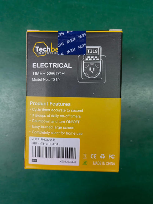 Digital Infinite Repeat Cycle Intermittent Timer Plug for Electrical Outlet, 24 Hour Programmable Indoor Timed Power Switch with Countdown Delay O...