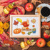 24 Sheet Scrapbook Paper Pad Thanksgiving Theme, 12’’x12’’ Double-Sided Decorative Craft Paper Fall Pattern Paper Pack of Scrapbooking Patterned C...