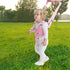 IULONEE Baby Walker, Handheld Kids Toddler Walking Harness Helper Assistant Protective Belt Child Activity Walker Adjustable Standing Up Walking L...