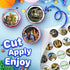 30 x Cupcake Toppers Themed of Monster Green Collection - Edible Cake Decorations | Uncut on Wafer Sheet...