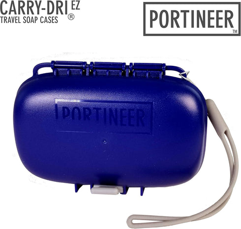 Carry-Dri EZ Travel Bar Soap Container & Dish - Dries with Patented Air Vents - Durable Leakproof Soap Holder - Compact Soap Bar Case - Ultimate P...