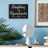 JennyGems Everything is Figureoutable Wooden Sign - Inspirational Home Office Desk Decor & Uplifting Gift, 8x6 Farmhouse - Made in USA...
