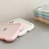 QLTYPRI Compatible with iPhone 13/iPhone 14(6.1 inch) Case, Cute Curly Wave Frame Clear Case for Girls Women, Transparent Soft Silicone TPU Bumper...