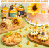 92PCS Mini Resin Bees Cute Bee Figurines for Cake Toppers, Tiny Bees Miniatures for Baby Shower Fairy Garden Miniature Moss Landscape Crafts DIY H...