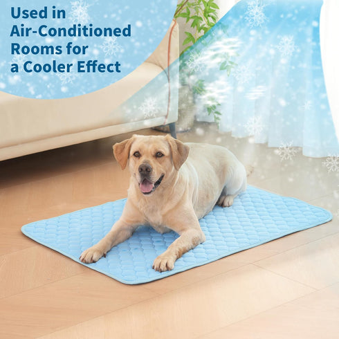 MARUNDA Dog Cooling Mat, Breathable Washable Cooling Pad for Dog, Portable Pet Cooling Mat for Outdoor, Provide Comfortable and Cooling Mat in Sum...