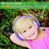 Kids Wireless Bluetooth Headphones Volume Limited 85db/110db Stereo Sound Over-Ear Foldable Children Headphones with Mic SD Card Slot up to 16 Hou...