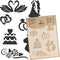 DIY Reusable Plastic STENCIL // A3 A4 A5 Wedding #1 // Craft - Furniture - Scrapbooking - Decoupage (A5)...