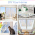 Homein Window Privacy Film, Rainbow Window Film Decorative 3D Window Clings Non Adhesive Window Tint for Home, Stained Glass Window Film for Glass...