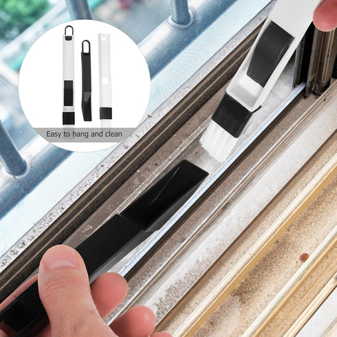 4 Pcs Window or Sliding Door Track Cleaning Brush, Tile Lines Brush,Window Blind Duster Blind Cleaner Duster Tool for Sliding Door...
