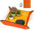 Repotting Mat for Indoor Plants Transplanting, 27 Inches Waterproof Potting Mat Foldable PE Gardening Mat Tray Gift for Plant Lovers - Orange...