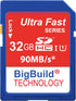32GB Ultra Fast SDHC 90MB/s Memory Card Compatible with Kodak PIXPRO AZ252, AZ401, AZ421, AZ422, AZ527, AZ528, AZ651 Camera...