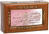 Cottage Garden Mother's Love Gift of Her Spirit Woodgrain Embossed Jewelry Music Box Plays Wonderful World...