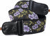 Padwa Lifestyle Purple Flower Camera Strap - 2" Double Layer Cowhide Head Camera Straps for Photographers?Adjustable Neck & Shoulder Vintage Jacqu...