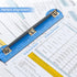 Eagle 3 Hole Punch, Portable Ring Binder 3 Hole Punch, Paper Puncher with Integrated Ruler, 5 Sheets Capacity, for Ring Binders, Office and School...