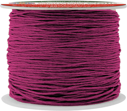 Mandala Crafts 1mm 109 Yards Dark Violet Cotton Waxed Cord for Jewelry Making Bracelet Cord Waxed String - Beading String Thread Jewelry Cords for...