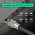 VCELINK RJ45 Connectors Tool Free Cat 8, Shielded RJ45 Modular Plugs 40 Gbps 2000MHz PoE++, Reusable Easy CAT 8 Termination for 23 AWG-22 AWG LAN ...