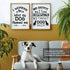 Love Dog Stencils for Painting, 18 Pack Reusable Dog Paw Trail Stencils Drawing Template for Painting on Wood Home Furniture Decor, Dog Painting S...