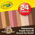 Crayola Construction Paper in Colors of The World, 8.5” x 11”, 24 Colors, Craft Supplies, 48 Sheets...