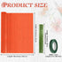Mlurcu Crepe Paper 6 Rolls Red Crepe Paper 10 Inch Wide Crepe Paper Streamers Crepe Paper Flower Making Kits Green Floral Tape and Floral Stem Wir...