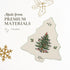 Spode Christmas Tree Trivet - 8" Heat Resistant Porcelain Christmas Holiday Tabletop Protector - Dishwasher Safe...