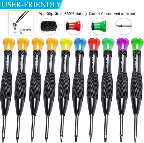 24 Pieces Premium Opening Pry Tool Screwdriver Set Repair Kit for Fix Apple iPhone 15 14 13 12 11 Pro Max/XS/XR/X/8 Plus/7/6,iPad Pro Air Mini, iP...