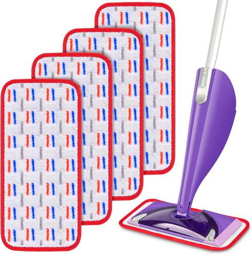 Thickened & Reusable Mop Pads for Swiffer WetJet Spray Mop, Wet Pads Refill for Swiffer Wet Jet Spray Mop Starter Kit, Machine Washable Microfibre...