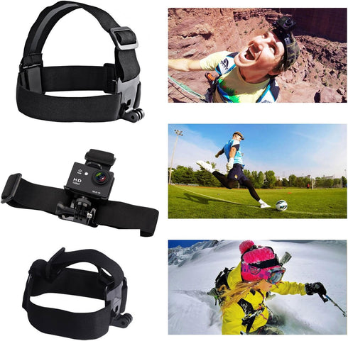 AKASO 7 in 1 Action Camera Accessories Kit Compatible with EK7000/EK7000 Pro/Brave 4/Brave 4 Pro/Brave 7 LE/Brave 7/Brave 8/V50X/V50 Pro/V50 Elite...