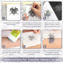 Tattoo Transfer Paper, 55PCS Tattoo Stencil Paper, Thermal Stencil Paper for Tattooing Transfer Kit, 4 Layers A4 Size DIY Tattoo Tracing Paper Tat...
