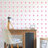 2inchx100 Pieces DIY Heart Wall Decal Vinyl Sticker for Baby Kids Children Boy Girl Bedroom Decor Removable Nursery Decoration (Soft Pink)...