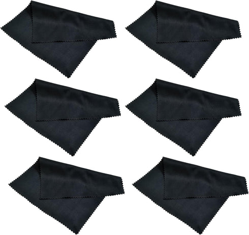 6 Pack Progo Microfiber Cleaning Cloth - for Screens, Camera Lenses, Glasses, iPad, Tablet, iPhone, Cell Phone, Laptop, LCD TV Screens and Any Oth...