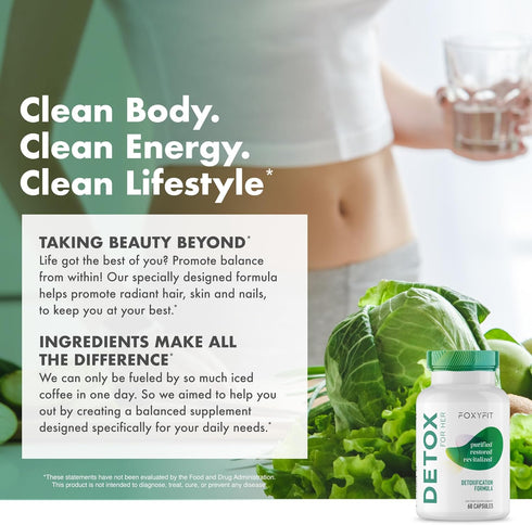 Detox for Her 30 Day Detox Cleanse Formula That Supports Healthy Digestion Function, Promotes Detoxification, & Balances from Within*...