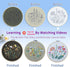 ETSPIL 3 Sets Embroidery kit for Beginners Adults?Learn 33 Different Stitches DIY Kits ?includes Stamped Flower Pattern, Hoop, Color Threads,Tools...