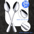 HANSGO 20PCS Demitasse Espresso Spoons, 4.9 Inch Mini Coffee Spoons Stainless Steel Tea Spoons for Ice Cream Cake Dessert...