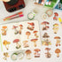 60PCS Mushroom Laptop Stickers Decals, Doraking DIY Mushroom Plants Decoration Stickers Decals for Windows, Refrigerator, Decoration (Mushroom Col...