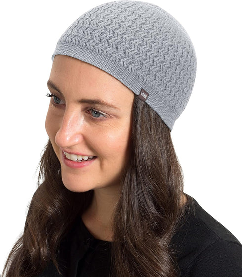 Breathable Skull Caps for Men & Women Zigzag Knit...