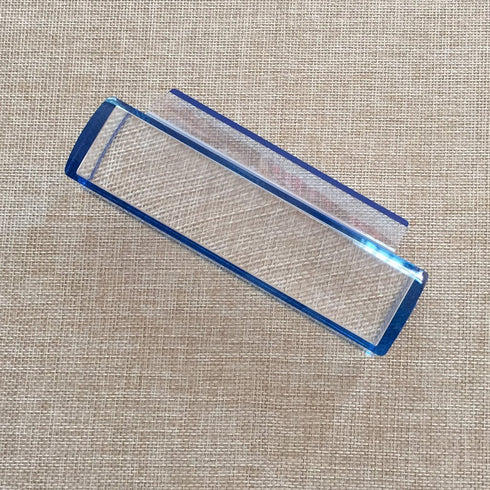 6 inch 5X Blue Raised Domed Bar Magnifier with Reading Tracking Line Optical Tool Bar Magnifying Glass...