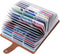 RFID Credit Card Holder for Women & Men, Large Business Card Organizer With 96 Slots, Store All Kinds of Cards and Important Bills (Brown)...