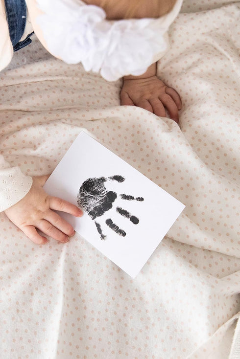 Clean-Touch Babyprint Ink Pad, No Touch Ink Pad for Baby, Handprint or Footprint Keepsake, Black Ink...