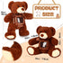 14 Inch Remembrance Bear Plush Stuffed Animal with Recorder Soft Doll Fabric Animal Toy with a Picture Frame for Baby Shower Wedding Birthday Gift...