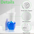 2 Pack WallFlower Fragrance Oil Plug in Diffuser- Wall Fragrance Diffuser Plug- Rotary Plug Design Wallflowers Diffuser with 2 Empty Bottles for H...