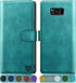SUANPOT for Samsung Galaxy S8 5.8"(Non S8+ 6.2") with RFID Blocking Leather Wallet case Credit Card Holder, Flip Folio Book Phone case Shockproof ...