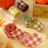 Fall Plaids Wired Edge Ribbon 30 Yards Gingham Patterned Ribbon Autumn Color Buffalo Plaids Fabric Craft Ribbon for Thanksgiving Wreath Bow Making...
