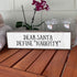 Xmas Wood Signs (Medium - Wood And Metal, Dear Santa Define Naughty)...